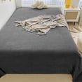 thumbnail image 1 of Elegants Soft Velvet Flannel Sheet Set Quality Warm Antis Statics Non Pilling Fuzzy Velvet Flannel Fleece Sheet Set, 1 of 6