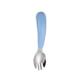 thumbnail image 1 of Guardoinrt Stainless Steel Kids Tableware Set Spoon Fork Cartoon Car Shape Compartment Design Baby Bowl Cutlery for Kitchen Blue Fork, 1 of 8