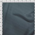thumbnail image 3 of oneOone Cotton Silk Fabric Diagonal Stripe Printed Fabric 1 Yard 42 Inches Wide, 3 of 4