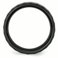 thumbnail image 2 of Ceramic Black 8mm Edge Wedding Band Ring Man Fancy  For Dad Mens  For Him, 2 of 10