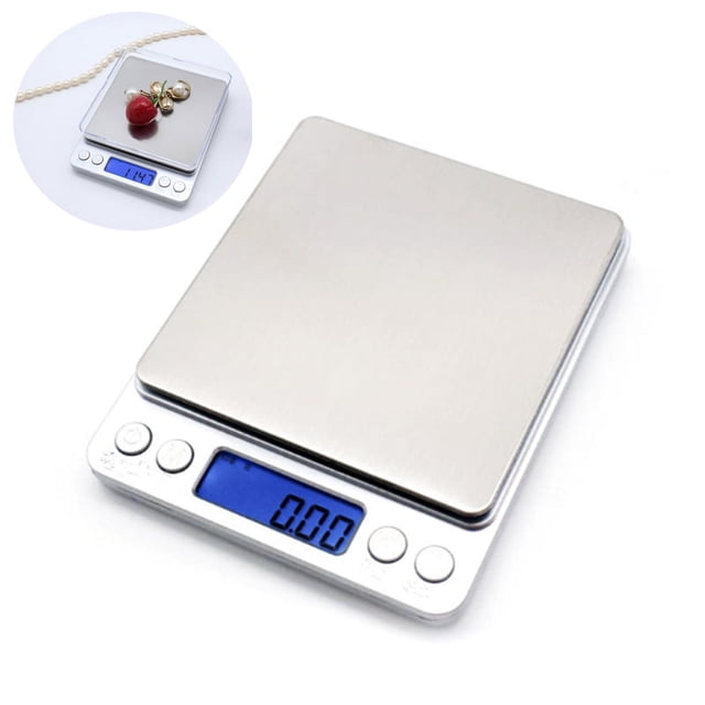 Balance Numérique de Haute Précision, Balance de Cuisine Multifonctionnelle en Acier Inoxydable 500 G/0,01 g avec Écran LCD Rétroéclairé, Fonction tare et Alimentation par Pile pour une Mesure Précise des Ingrédients. Conception Compacte avec Plateforme en Acier Inoxydable et Cadre en Plastique ABS durable. Idéale pour la Préparation des Aliments, la Pâtisserie Ou le Pesée de Petits Articles. Offre une conversion d'Unité Polyvalente et un Écran LCD Lumineux pour des Lectures Claires dans n'Importe Quel Éclairage.
