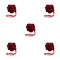 thumbnail image 1 of QualitChoice Rideau Tieback Punch-free Élégant Forme de Fleur Décoratif de Remplacement Boucle de la Maison Attache Ornement Accessoires Rouge 5PCS, 1 of 6
