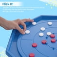 thumbnail image 4 of Crokinole et Dames, Jeu de Société en Plastique Crokinole pour 2 à 4 Joueurs, Jeu de Société Crokinole Classique Canadien avec 28 Disques Rouges et Blancs, Plateau de Jeu de 19 Pieds', 4 of 7