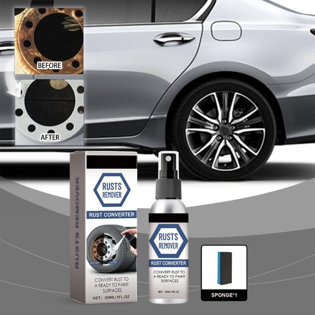 RKSTN Détachant de Rouille Métal Détachant Roue Automobile Vaporisateur Antirouille Cuisine Acier Inoxydable Prévention de la Rouille Propre 30ml