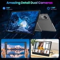 thumbnail image 4 of Golzer Tablette Android 15, Grand Écran de 15,4 Pouces, 8 Go de RAM, 32 Go de ROM, Processeur Octa-Cœur MTK G99, Écran IPS Full HD 1080P, Batterie 10 000 mAh, Caméra Double 5+13 Mpx, Wi-Fi 5, Bluetooth 5.0, avec Protection d'Écran et Support., 4 of 4