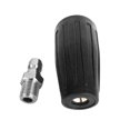 thumbnail image 2 of Pressure Washer Tips Turbo Nozzle 4000psi Max Rotating Pressure Washer Nozzle with 14'' Quick Connect for Remove Ads Bark Rust, 2 of 7