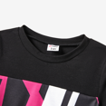 thumbnail image 3 of PatPat Family Matching Color Block Tee and Geometric Pattern Dress Sets, 3 of 5