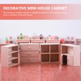thumbnail image 4 of Modèle de Mini Armoire de Maison Armoire Miniature en Bois Modèle de Mobilier de Maison de Poupée 1:12, 4 of 5