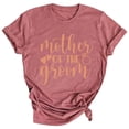 thumbnail image 1 of T-Shirt à Col Rond pour Femmes avec Imprimé Graphique - Manches Courtes, Haut Décontracté et Tendance avec Motif de Lettres, 1 of 2