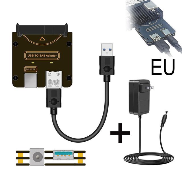USB to SAS 29PIN Easy Drive Cable Adapter Hard-Disk Drive