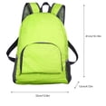 thumbnail image 3 of Uuiauoio Foldable Backpack Minimalist Design Lightweight Student Backpack Zipper Strip Side Mesh Pocket Compact Storage Easy Carry Travel Daypack, 3 of 4