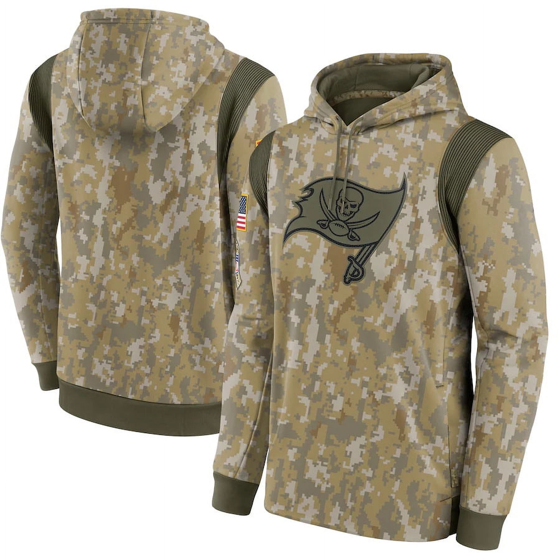 Buffalo Bills Camouflage 2021 Tribute Service Therma Performance Pullover Hoodie