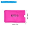 thumbnail image 2 of Uxcell Pochettes de Blocage RFID Prévention du Vol d'Identité Cartes de Crédit Protecteur Sécurisé Supports Pochettes Rouge Lot de 12, 2 of 6