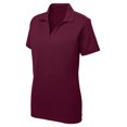 thumbnail image 1 of Gravity Threads Polo en Maille de Course pour Femmes - Bordeaux - Moyen, 1 of 1