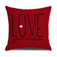 thumbnail image 1 of TIMIFIS Housses de Coussins de la Saint-Valentin 18x18 Po, Housses de Coussins Rouges, Housses de Coussins pour Canapé, Housses de Coussins pour Grand Canapé, Décoration de Fête de Vacances à l'Intérieur et à l'Extérieur, 1 of 1