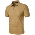 thumbnail image 4 of asjyhkr Golf Shirts for Men Quick drying Performance Short Sleeve Moisture-Wicking Workout Collared Shirts, 4 of 5
