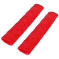 thumbnail image 3 of Unique Bargains 4 Pcs Plush Adult Car Protector Shoulder Pad Covers Universal, Red, 3 of 7