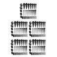 thumbnail image 1 of Transemion 36 Pieces Ear Gauges Stretching Kit Expanders 14G-00G Plugs Black 36 Pcs 5Set, 1 of 6