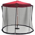 thumbnail image 4 of Heavy-Duty Patio Umbrella Mosquito Net Screen - Adjustable Rope & Water Pipe Base, 1mm Mesh for Insect Protection, Universal Fit for Outdoor Umbrellas, 4 of 5