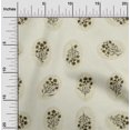 thumbnail image 2 of oneOone Cotton Flex Cream Fabric Block Craft Projects Decor Fabric Printed By The Yard 40 Inch Wide, 2 of 5