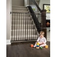 thumbnail image 3 of Regalo Extra Tall Top Of Stairs Metal Safety Gate, Black, 3 of 4