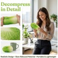 thumbnail image 4 of Squishy Squeeze Toys, Slow Rising Soft Stress Ball Fidget Toy,Cabbage Stress Ball Realistic Toy with Material Soft Slow-Rises Fidget for Anxiety Relief Uniques Sensory Gift for Adults And, 4 of 9