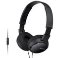 thumbnail image 1 of Sony MDR-ZX110AP Écouteurs Filaires Extra Bass avec Micro, Casque pour Téléphone Intelligent pour iPhone et Android avec Télécommande Intégrée et Microphone, Aimants en Néodyme et Haut-Parleurs de 30 mm, Noir (Remis à Neuf), 1 of 3