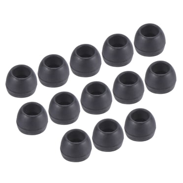 Uxcell Replacement Silicone Ear Tips Earbuds Bud Earbuds Tips Black Small