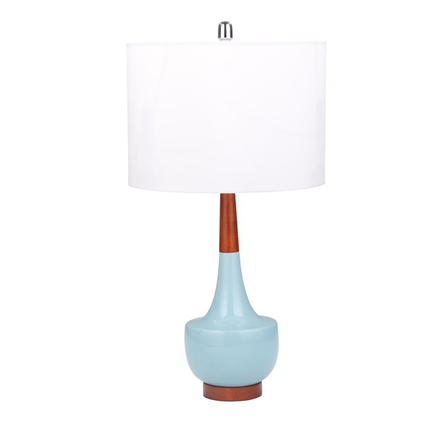 Sagebrook Home Lampe de Table Génie 28", Bleu Clair