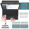 thumbnail image 2 of Wireless Touchpad Keyboard Case for Lenovo Idea Tab Pro 12.7 inch 2025 Model TB375FC TB373FU with Trackpad, 2 of 7