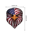 thumbnail image 1 of EGNMCR Reflective EagleEagle Eye Americans Flag Stickers Shine a sticker, 1 of 6