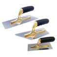 thumbnail image 3 of Plaster Finishing Trowel Stainless Steel Rubber Grip Handle for Stucco Concrete, 3 of 6