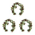 thumbnail image 1 of Wweixi Add Touch Of Beauty With Artificial Rose For Any Occasion Backdrop Arch Flowers Cloth Artificial Flowers Low Maintenance red 3Set, 1 of 6