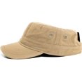 thumbnail image 3 of ORUYROP Casquette Classique en Coton à Dessus Plat pour Cadet Militaire, Chapeau d'Armée, 3 of 6