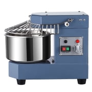 Commercial Dough Mixer 8.5 QT, 450W Dual Rotating Dough Kneading Machine with Food-grade Stainless Steel Bowl, Security Shield & Timer, Electric Spiral Mixer for Restaurant Bakery Pizzeria