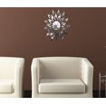 thumbnail image 2 of Autocollant Mural Effet Miroir Feu Tournesol 3D Acrylique Décoration Moderne, 2 of 5