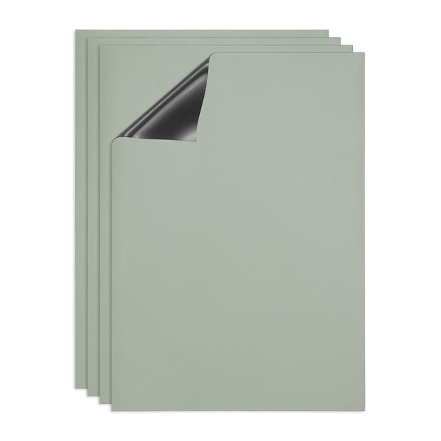Dry Erase Board, A4 4 Pack Fridge Calendar Board Magnets Whiteboard, Gray