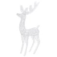 thumbnail image 2 of vidaXL TTG Rennes de Noël en Acrylique 250 LED 2 Pcs 180 cm Blanc Froid, 2 of 5