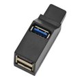 thumbnail image 1 of USB 3.0 HUB Adapter Extender Mini Splitter Box 3 Ports for PC Laptop Mobile Phone High Speed U Disk Reader,Black, 1 of 8