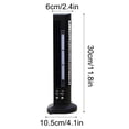 thumbnail image 3 of Black Tower Bladeless Mini Fan Usb Desktop Fan 2 Wind Levels With Light 13X2.4X4.1 Inch For Home Office Quiet Breeze, 3 of 6