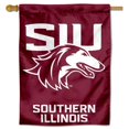 thumbnail image 1 of Southern Illinois Salukis House Flag Banner, 1 of 4