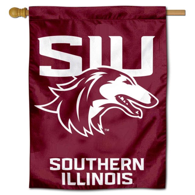 Southern Illinois Salukis House Flag Banner