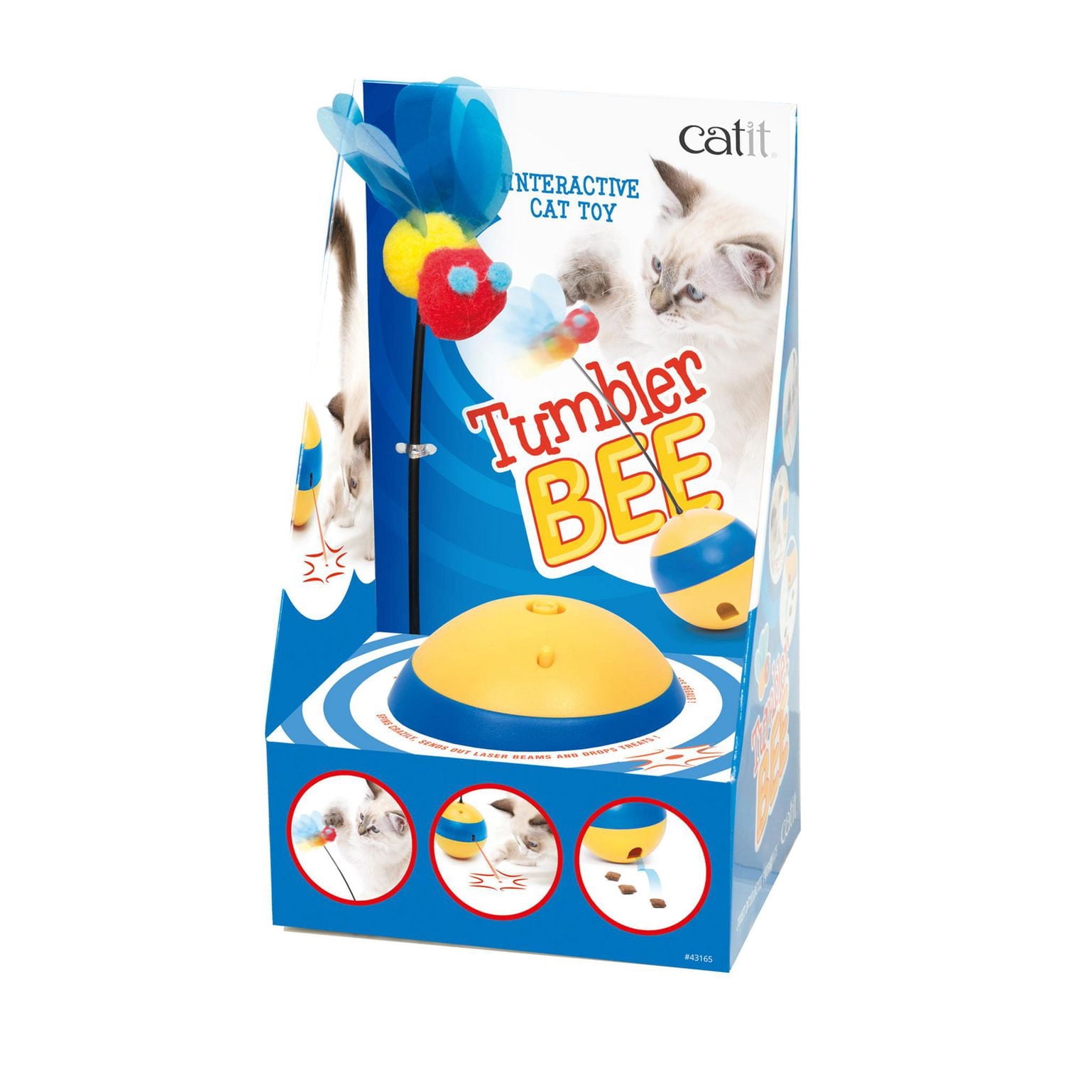 Catit Play Spinning Bee Cat Toy