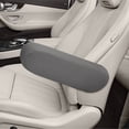thumbnail image 4 of EGNMCR Universal Black Fabric Armrest Cover For Cars Trucks SUVs And Cargo Vehicles Auto Armrest Covers, 4 of 6