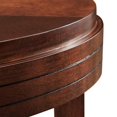 thumbnail image 4 of Leick Favorite Finds Table d'Appoint Ovale en Bois Couleur Cerise Chocolat, 4 of 5