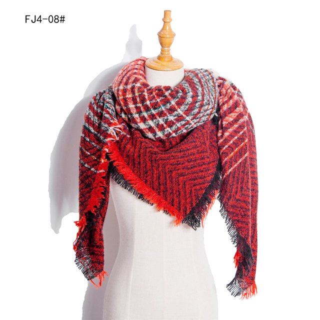 Jusqu'à 65 % de Rabais Mode Hiver Femmes Foulard Colorée Décontractée Foulard à Franges Châle Foulard à la Mode en Liquidation