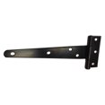 thumbnail image 4 of 2PC 12Inch Light Duty Strap Tee Hinge T-hinge T-shaped Hinges Triangle Hinges Slotted Bearing Doors (Black), 4 of 9
