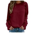 thumbnail image 1 of SNKSDGM Chandails à Col Rond pour Femmes, Chandails Courts Graphiques pour Femmes, Chandails Quotidiens pour Femmes pour la Maison et l'Extérieur, Entraînement, Manches Longues, T-Shirt à Col Rond, Haut, Chandail Imprimé, Blouse de Rue, Mode Urbaine S, 1 of 5