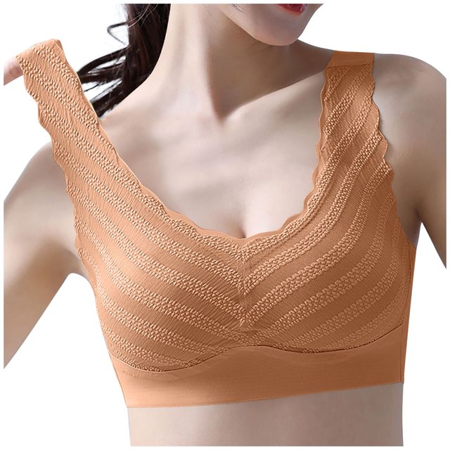 Timegard Womens Bras No Underwire Wide Strap Full Coverage Stretch High Support Comfort Daily Bralette