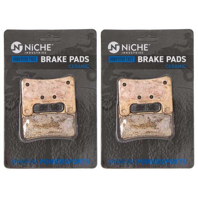 Niche Front Brake Pad Set for Suzuki GSXR600 Ceramic Motorcycle 2 Pack 519-KPA2508D